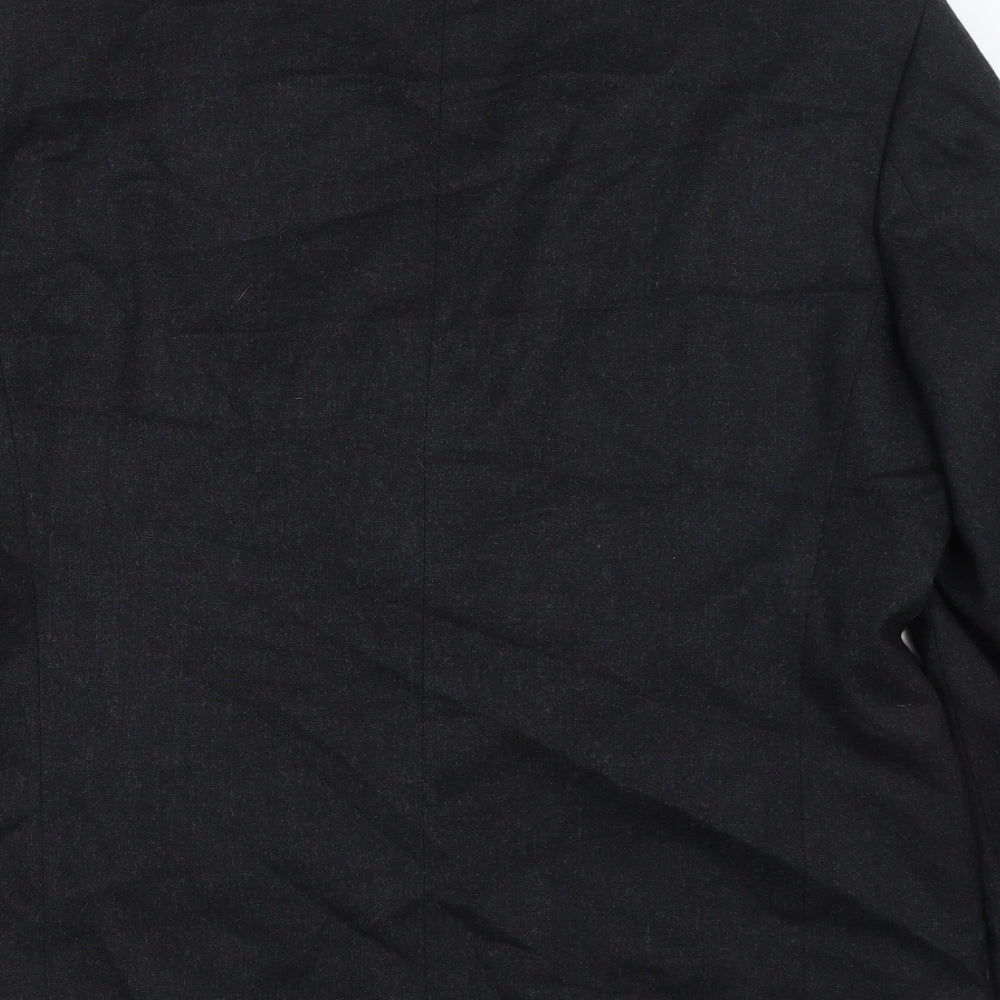 Mens UK Size 42 C&A Regular Black Suit Jacket