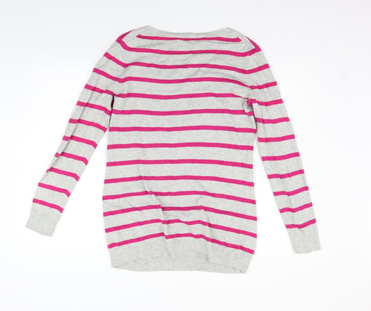 Gap Womens Pink Striped Jumper Dress Size M