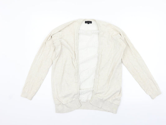 New Look Womens Beige Cardigan Jumper Size 12