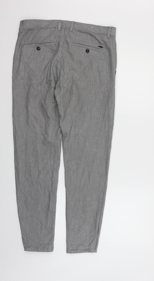 Womens UK Size 32 in Preworn Regular Fit Grey Trousers