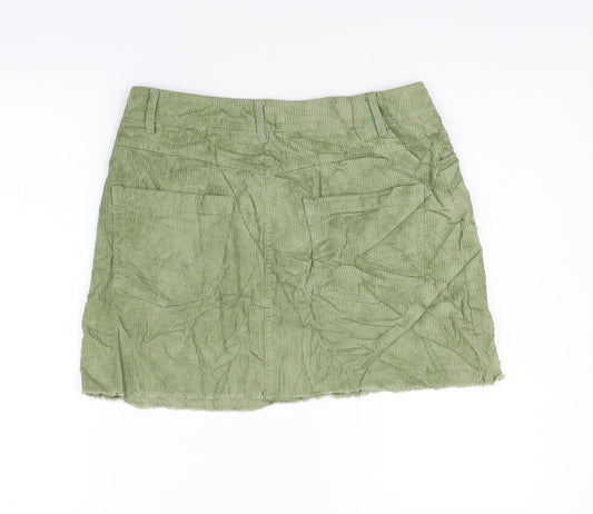 Pull&Bear Womens Green   Flare Skirt Size M