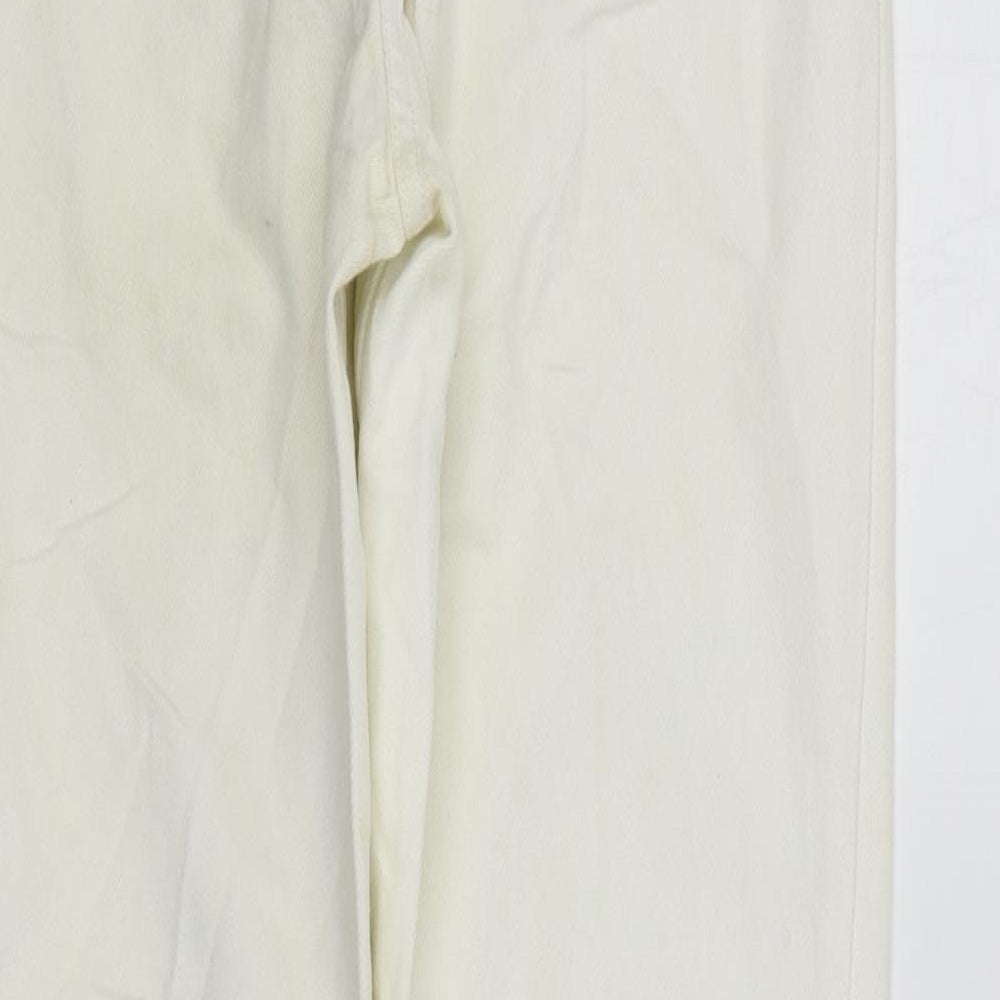 NEXT Womens White Skinny Jeans Size 12 L29 in