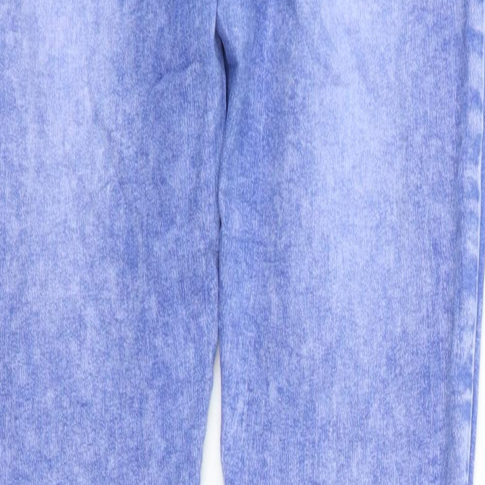 New Look Womens Blue Straight Jeans L30 in