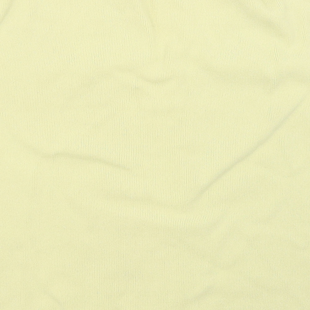 Womens UK Size S Roman Originals Yellow Basic Blouse