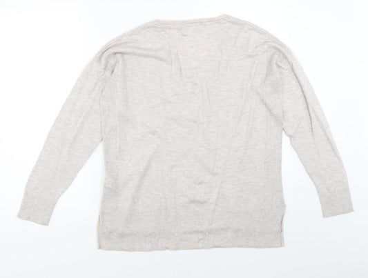 Womens UK Size 12 Marks and Spencer Beige Pullover Jumper