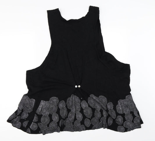 Sweewe Womens Black Pullover Jumper Size M