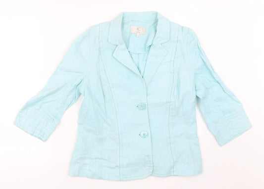 Country Casuals Womens Blue Jacket Size 10