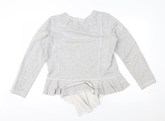 Per Una Womens Grey Basic Blouse Size 14