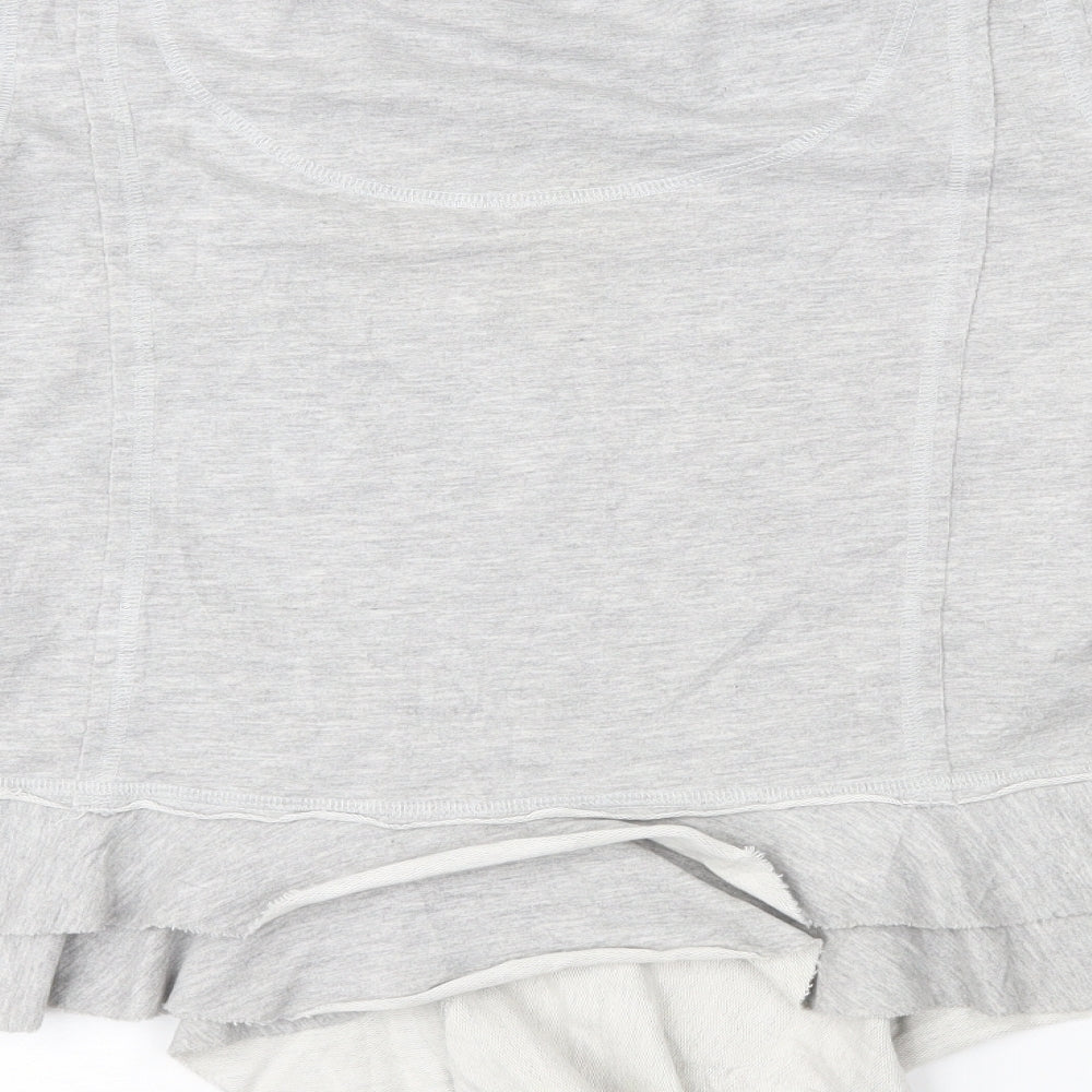 Womens UK Size 14 Per Una Grey Basic Blouse