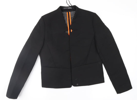 Additional front view of Atmosphere women’s black softshell jacket, size UK 8
