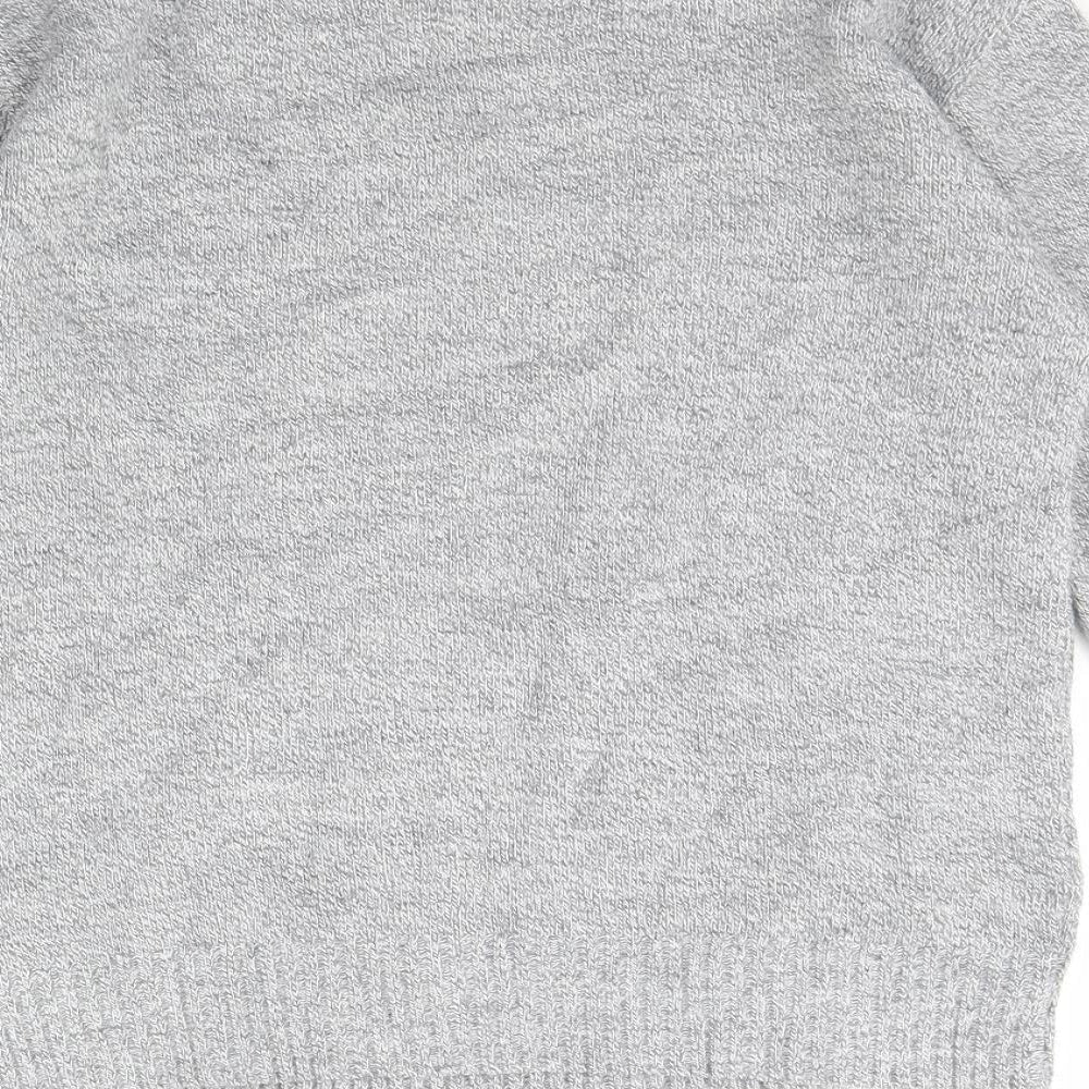 Womens UK Size S Pure & Natural Grey Pullover Jumper