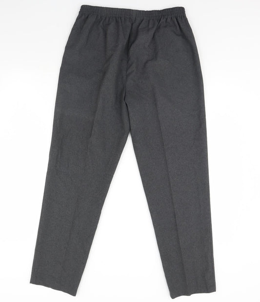 Classic Womens Grey Trousers Size 12 L29 in