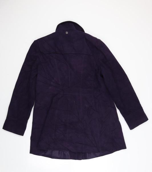 Womens UK Size L Isle Purple Overcoat