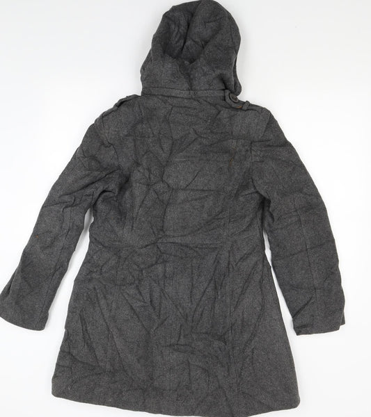 Womens UK Size 12 NEXT Grey Overcoat