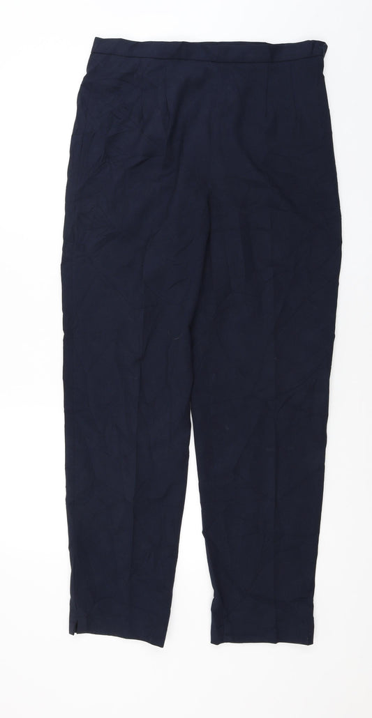 Womens UK Size 16 Sarah Hamilton Regular Fit Blue Trousers