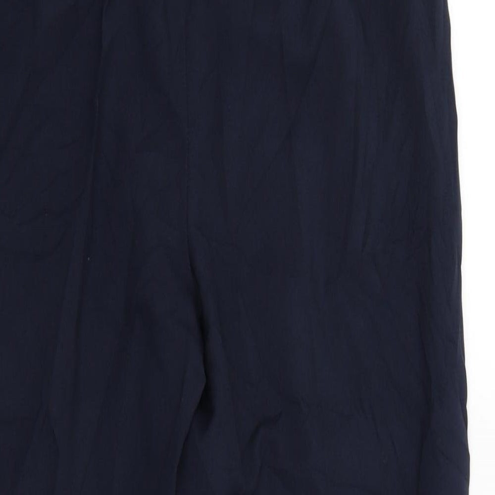 Womens UK Size 16 Sarah Hamilton Regular Fit Blue Trousers