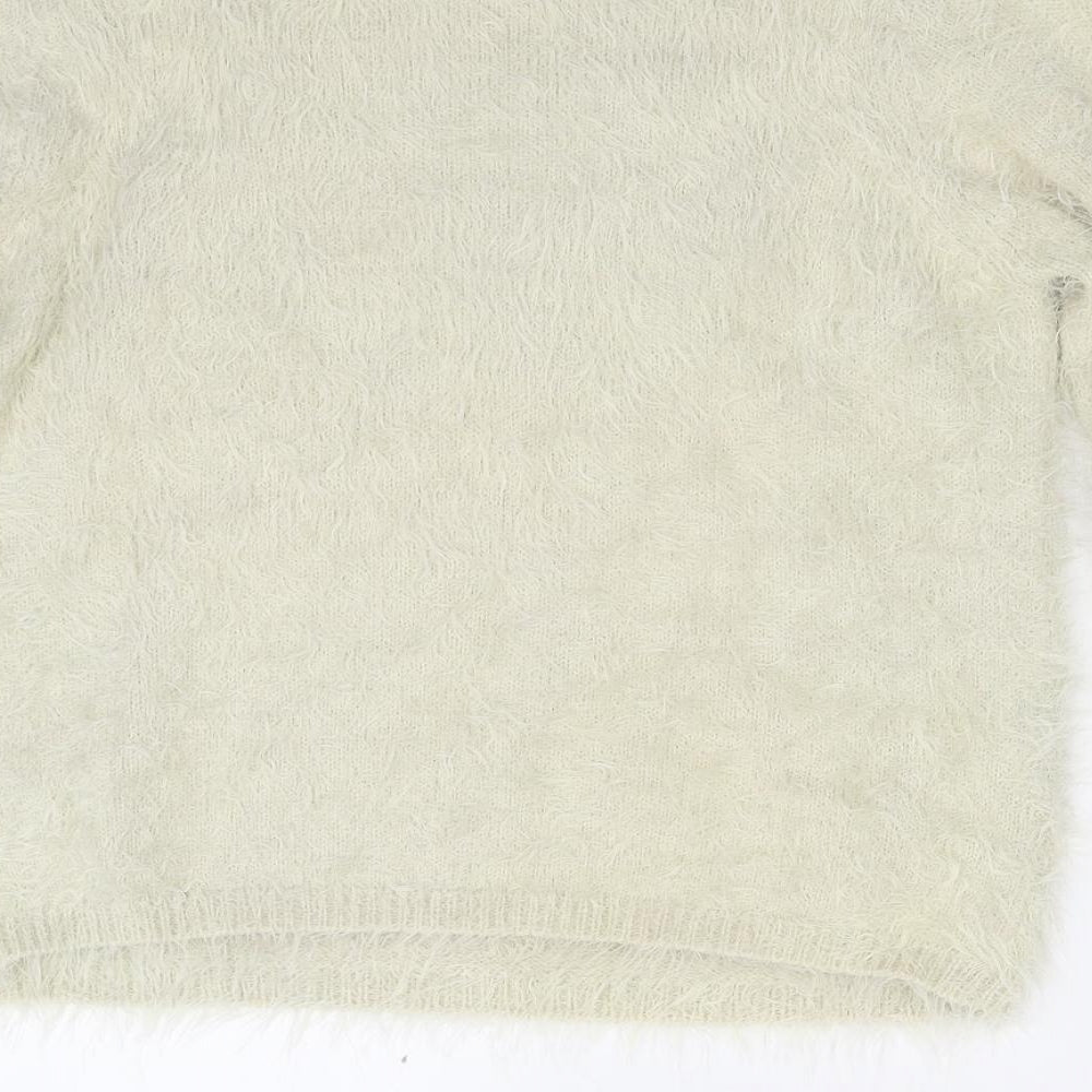 Womens UK Size 10 ASOS Beige Pullover Jumper