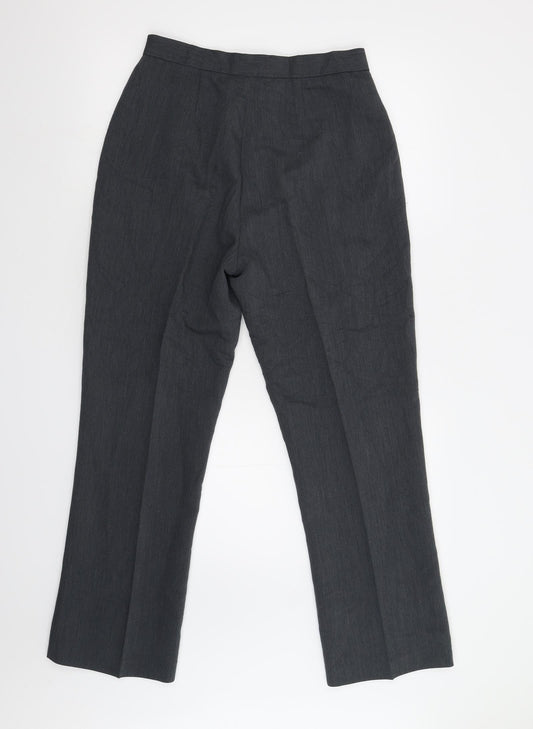 Womens UK Size 14 Dunnes Regular Fit Grey Trousers