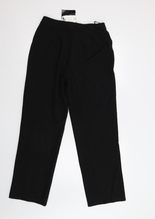 Modern Classics Womens Black Trousers Size 14 L30 in