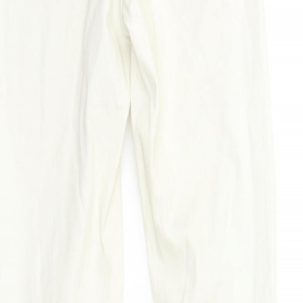 Zara Womens White Skinny Jeans Size S L30 in