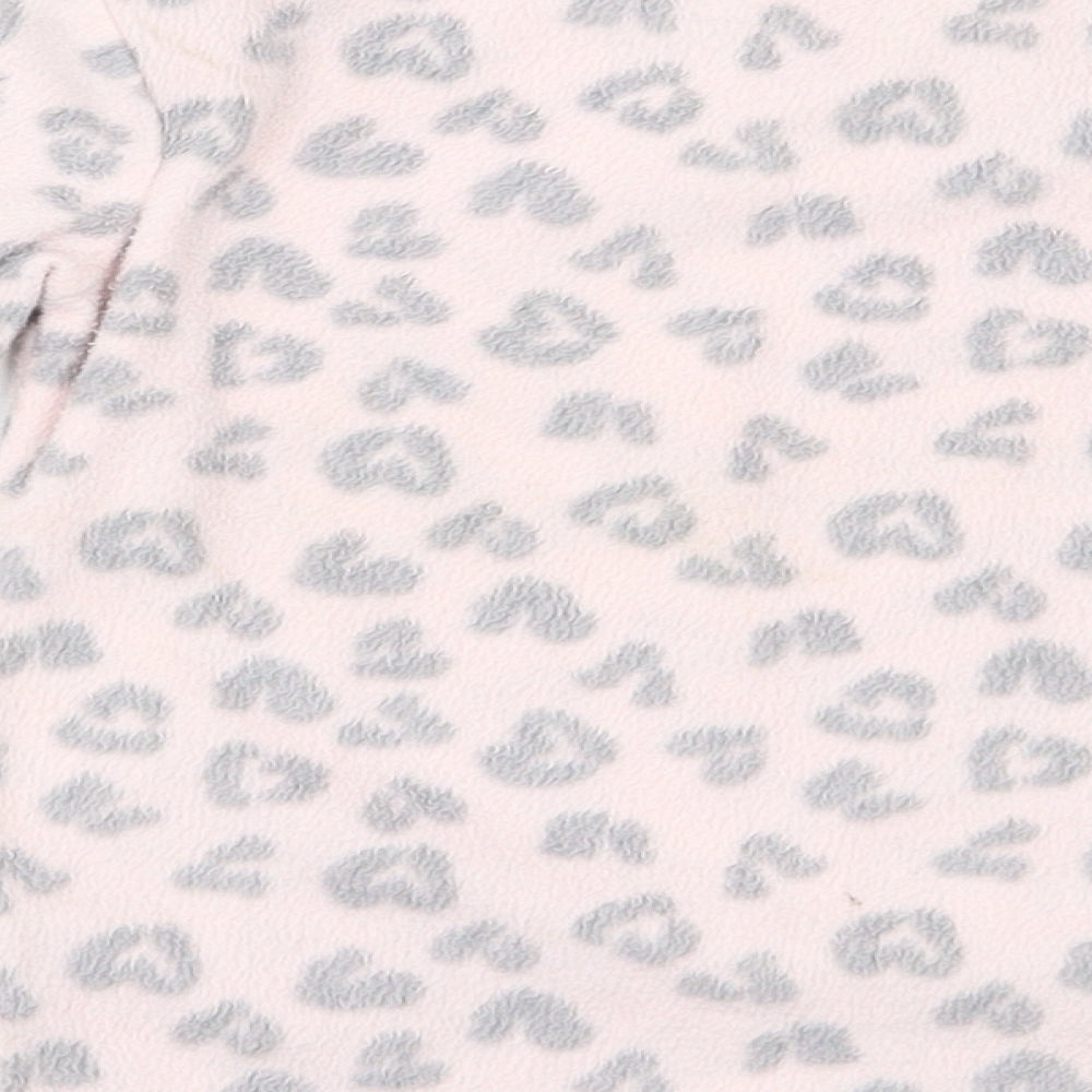 F&F Girls Pink Animal Print Top Pyjama Top Size 3-4 Years