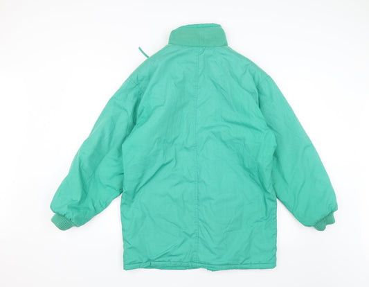 Womens UK Size 12 Sensations Green Anorak Coat