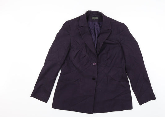 Womens UK Size 14 Debenhams Regular Purple Blazer