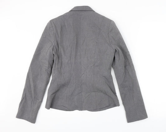 Debenhams Womens Grey Jacket Blazer Size 10