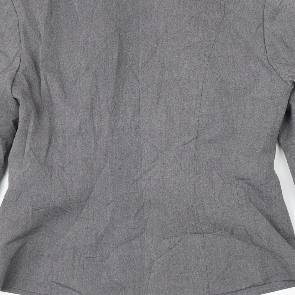 Debenhams Womens Grey Jacket Blazer Size 10