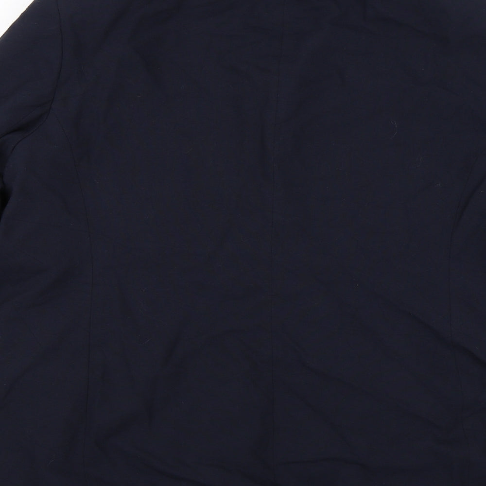 Canada Womens Blue Overcoat Jacket Size 18