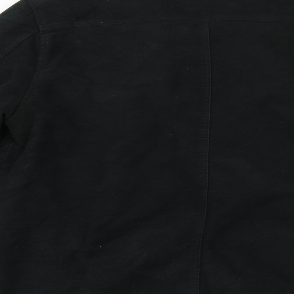 Brand and care label for Principles women’s green overcoat jacket, size M