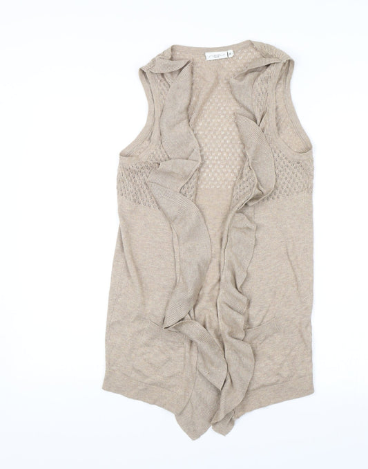 New Look Womens Beige Shrug Jumper Size 12