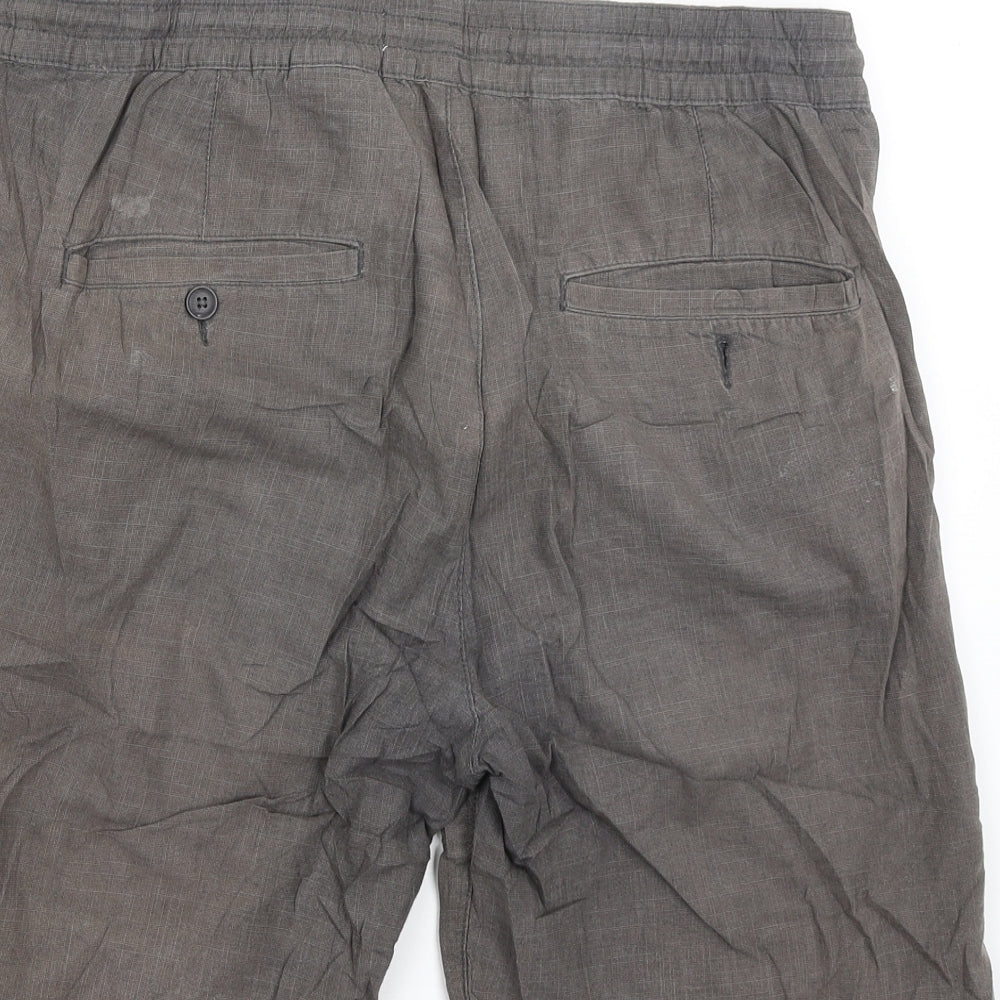 LOGG Mens Grey Cargo Shorts Size M