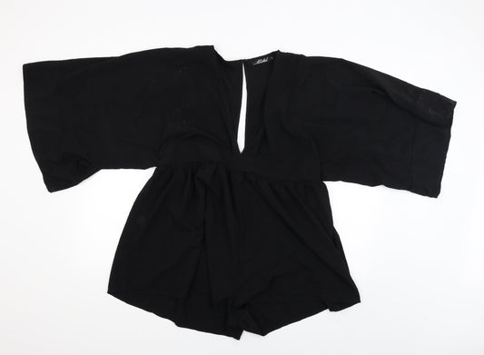 Motel Rocks Womens Black Fit & Flare Size M