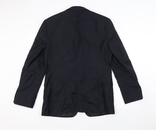 Mens UK Size 40 French Connection Regular Blue Suit Jacket