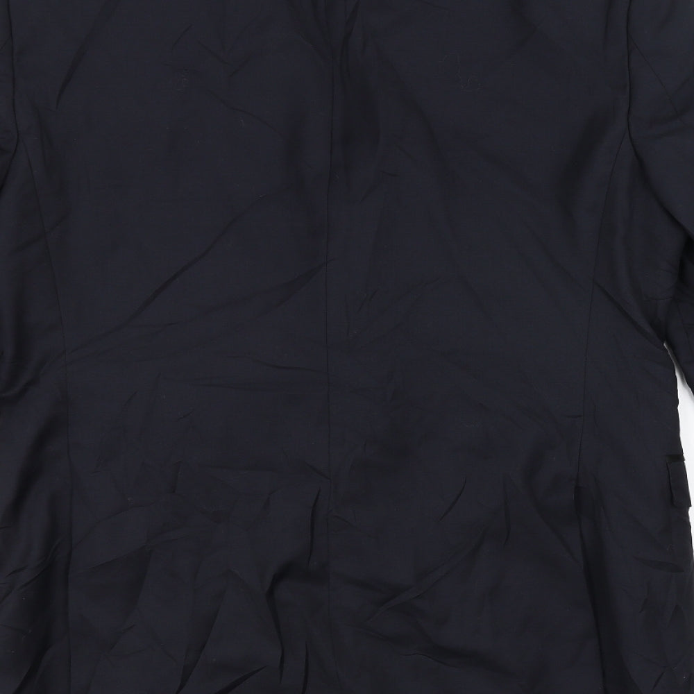 Mens UK Size 40 French Connection Regular Blue Suit Jacket