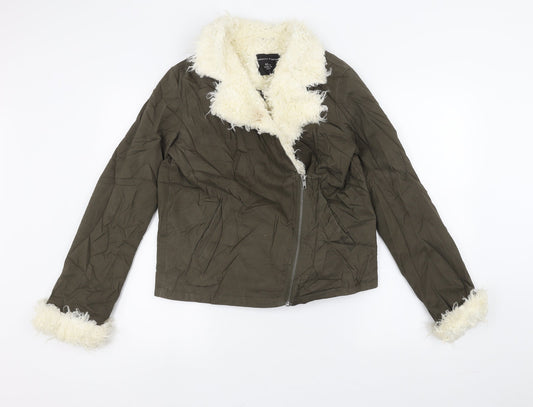 Womens UK Size 10 Dorothy Perkins Green Jacket