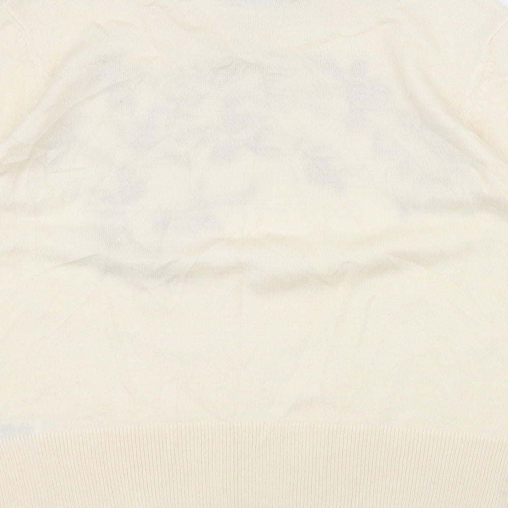 Marks and Spencer Womens White Pullover Jumper Size 12