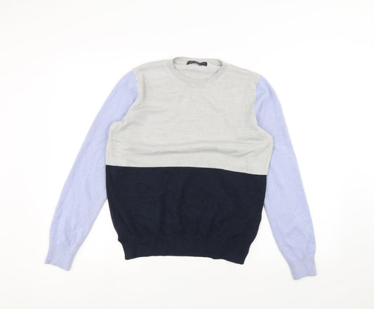 Marks and Spencer Womens Blue Pullover Jumper Size 12