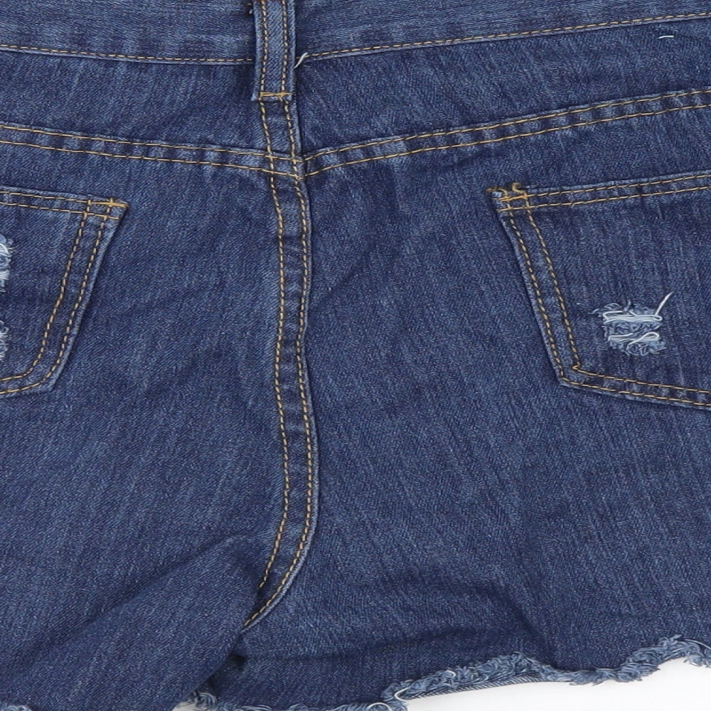 Womens UK Size Preworn Regular Fit Mom Blue Jeans