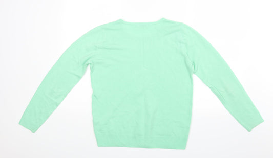 Womens UK Size 12 BHS Green Basic Blouse