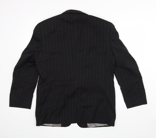 Mens UK Size 40 M&S Regular Black Suit Jacket