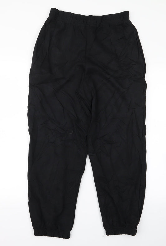 Womens UK Size S I SAW IT FIRST Regular Fit Jogger Black Trousers