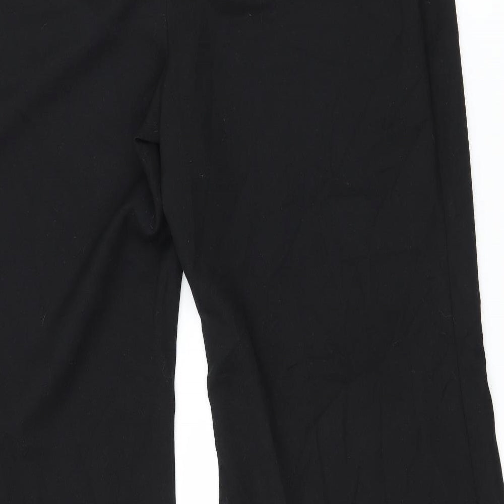 Womens UK Size 38 in Marks and Spencer Regular Fit Black Trousers