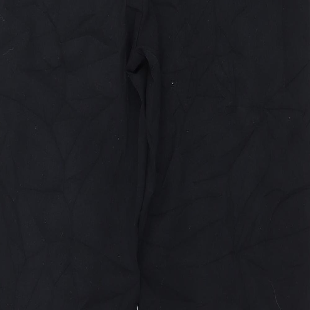 Womens UK Size 12 Marks and Spencer Regular Fit Black Trousers