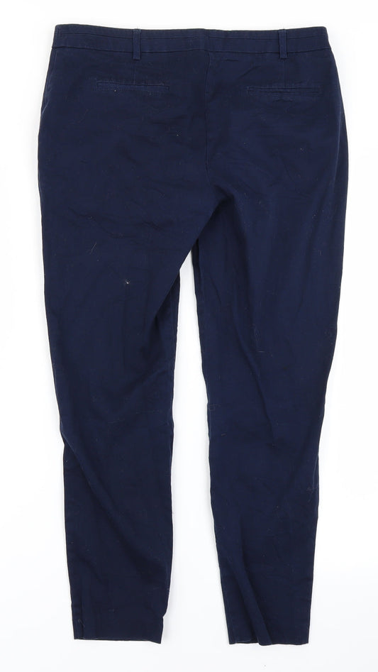 Womens UK Size 10 Atmosphere Regular Fit Blue Trousers