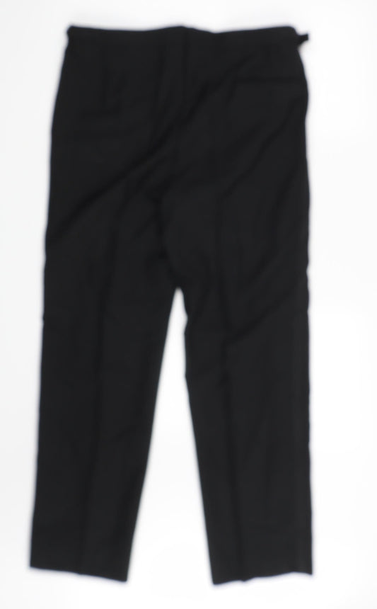 Jonelle Mens Black Trousers One Size L28 in