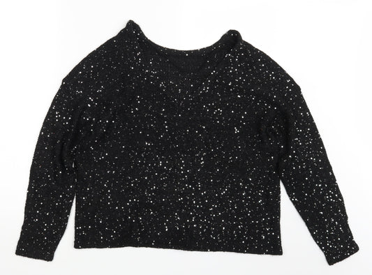 Additional front view of Vera Moda women’s black jumper one size