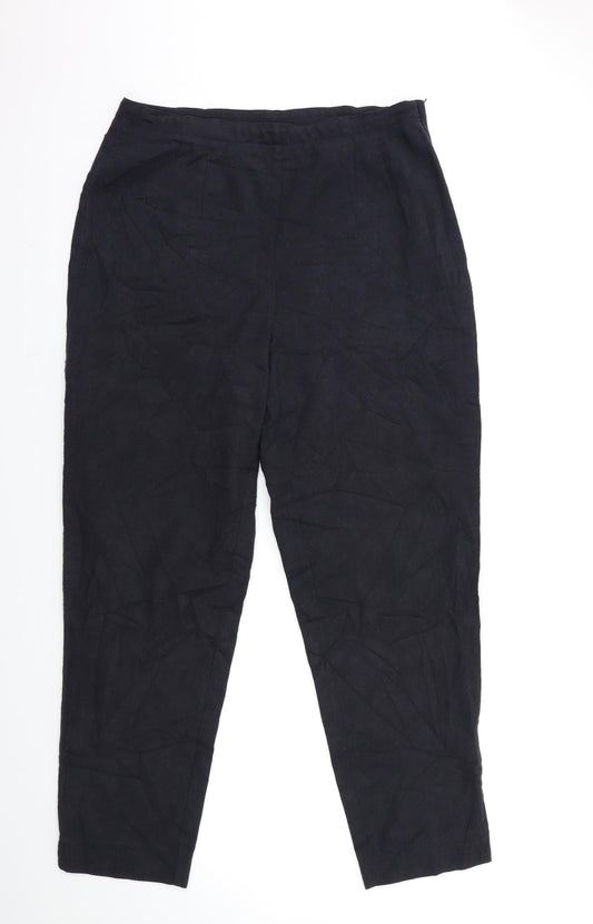 Womens UK Size 16 Berkertex Regular Fit Blue Trousers
