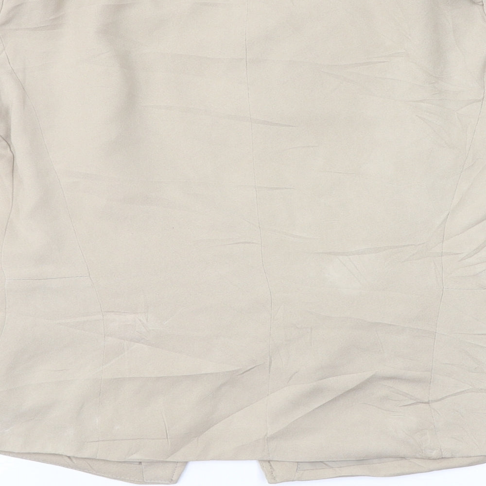 Pull&Bear Womens Beige Jacket Size S